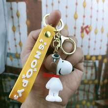1 Piece Cross Border Space Snoopy Keychain Doll Bag Pendant Car Pendant Girl Heart Couple Car Keychain - Multicolor - View 10