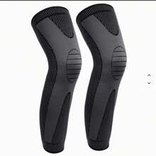 2-Unit Kit Orthopedic Compression Knee Brace Thermal Sock Pain Relief Absorbs Sweat Stimulates Circulation Fitness Cycling Crossfit - 黑色 - 查看 1
