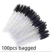 100/70/50PCS Eyelash Brushes, Mascara Wands With Container, Bendable Disposable Eyebrow Spoolies, Lash Brush For Lash Extensions, Eyebrow Spoolie, Castor Oil Brushes (Not All Sku Are In Bottle) (Multiple Colors Available)