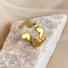 New 18K Stainless Steel Fashion Ring, The Opening Design Can Be Adjusted In Size - 8 - View 3