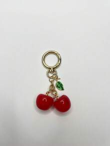 1 件时尚优雅樱桃吊坠，女士手提包装饰，单肩包配件，手提包吊饰，钥匙扣，学校背包装饰，汽车钥匙圈，旅行配件，节日礼物，圣诞礼物，适合搭配各种包包 - 彩色 - 查看 13