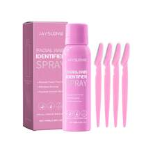 JAYSUING 1pc 100ml Hair Identification Spray, New Upgrade, Suitable For Shaving, Skin Care, Makeup And Hair Removal For Men And Women - Facial Hair Identification Spray With Razor (1 Bottle + 4 Razors) [Care] [Travel Size] [Hair Removal Set] [Halloween] [Christmas] - Pink - View 14