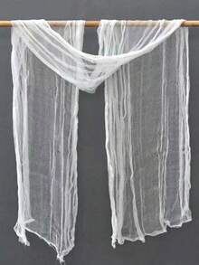 1pc Halloween Black Gauze Fabric For Haunted House, Bar Decor Or Scary Room Setup,Christmas