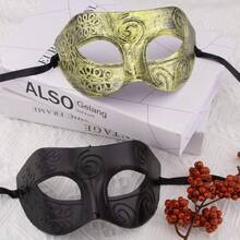 32 Pieces Masquerade Masks Vintage Antique Masks Venetian Masks - DancerPrincePrincessPeri - View 4