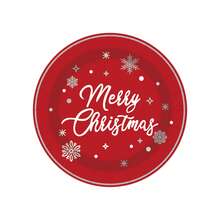 10pcs Christmas Party Supplies Dinnerware Packs Red Snowflakes Plates Napkins Cups Christmas Snowflakes Tableware Set For Winter Holiday Birthday Xmas Party Supplies Merry Christmas Decorations - Multicolor - View 5