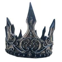 1 pièce Couronne royale ajustable de roi, accessoire de costume de roi médiéval, accessoire de scène 3D, convient pour le jeu de rôle, Noël, anniversaire, décoration de festival, tiare, serre-tête, couronne de costume, accessoire pour cheveux, mariage, future mariée, accessoires pour cheveux pour femmes - Multicolore - Voir 12