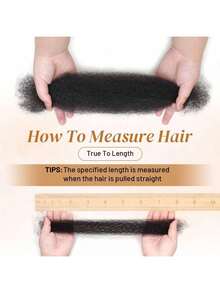 8-Inch Afro Bulk Hair For Micro Twist-3pcs Natural Black Synthetic Afro Kinky Curly Braiding Hair For Loc Repair Micro Locs Springy Twist Crochet Hair