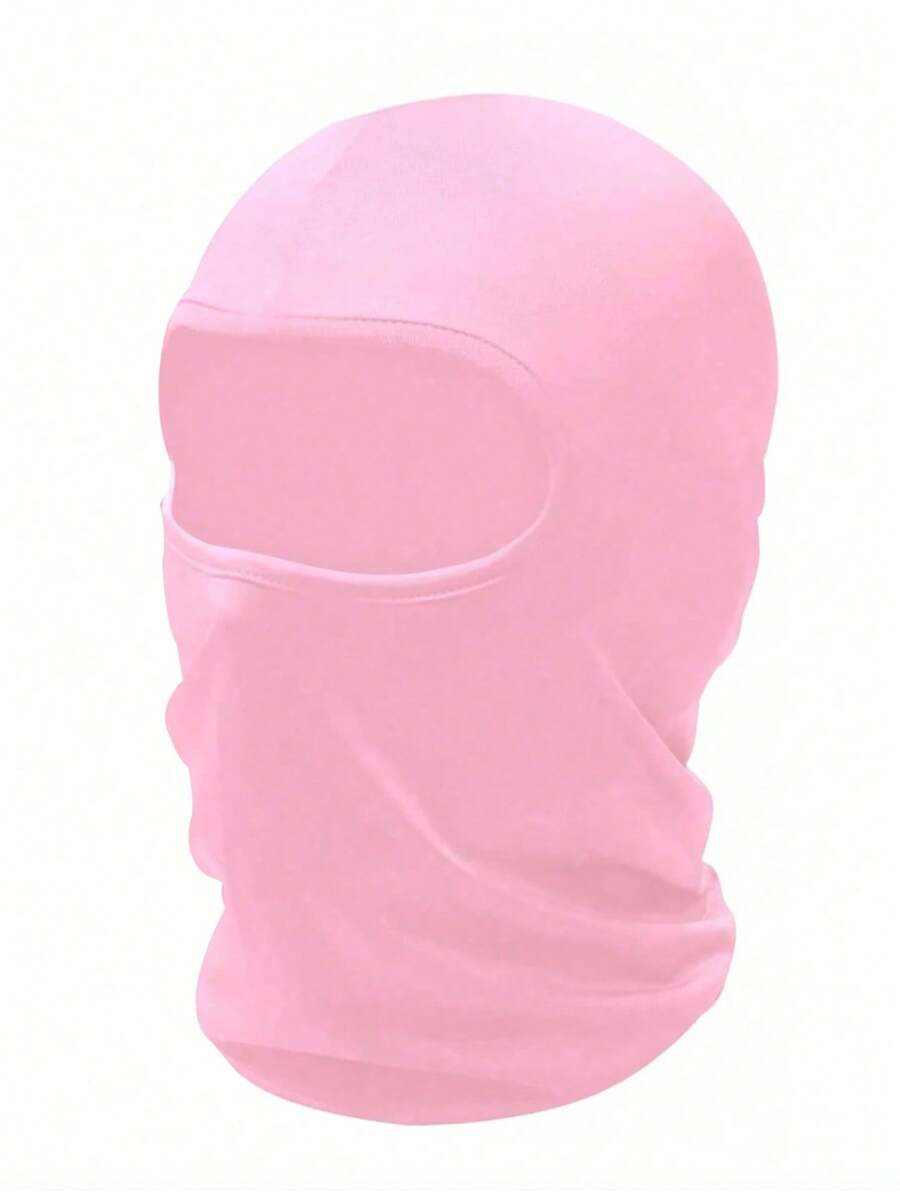1/2/3 pezzi Passamontagna da uomo in colore unito, elastico, sottile e traspirante, adatto per uso quotidiano, sci, sport - Stile B - Visualizzare 1