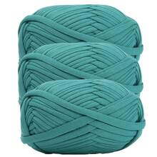 1/3pcs(100g/300g) Premium Polyester Crochet & Knitting Yarn, 30m/100g/Pc Length - Ideal For DIY Projects, T-Shirts, Slippers & Baskets,Fabric Strip Handmade Weaving Diy Bag, Toy, Shoe, Carpet, Organizing Basket Thread
