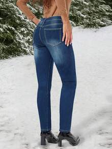 Leggings de mujer de terciopelo cálido y elástico para otoño e invierno, de tela de terciopelo y gruesa, adecuados para viajes al aire libre en invierno, disfraces de fiesta de Halloween para mujeres