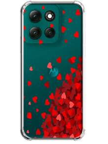 Capa Capinha De Celular Compatível com Moto G86 Personalizada Cor:1671 - Vermelho - Visão 1