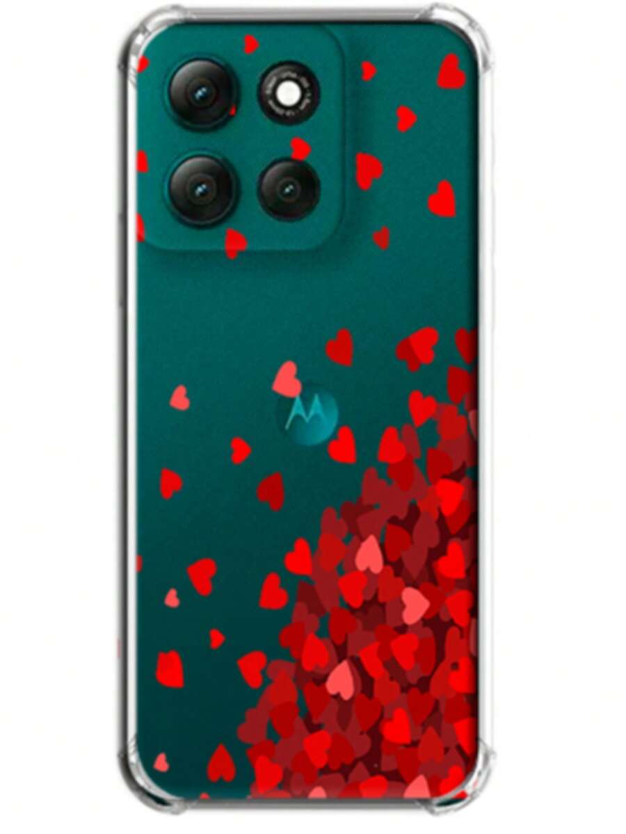 Capa Capinha De Celular Compatível com Moto G86 Personalizada Cor:1671 - Vermelho - Visão 1