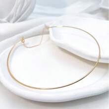 Fashion Round Necklace For Women, 18K Gold Plated Or 925 Silver - 金色 - 查看 4