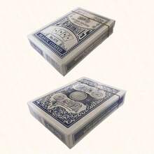 2 副标准亚麻布扑克牌、防水扑克牌、大号优质百搭牌、圣诞礼物、节日派对用品、纸牌游戏、纸牌游戏、卡盒、扑克牌、纸牌游戏