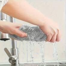 50/20/10 Pieces Microfiber Cleaning Cloth Grey - 12.5"X12.5" High Efficiency Type -1200 Times Wash, Super Absorbent No Trace Mirror Surface Shine Car Cleaning Towel - 10pcs(灰色) - 查看 4