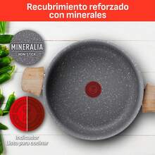 Multipan 26 con tapa Healthy Cook, con Antiadherente Mineralia para un perfecto deslizamiento, Hecho en Francia, con Termo-Señal, B7017782 - Parrilla - Ver 3