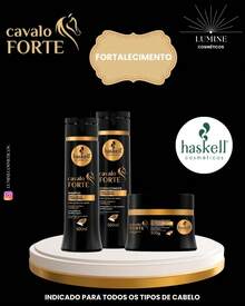 Kit Promo Haskell Cavalo Forte | Shampoo + Condicionador | Crescimento e Força para os Cabelos