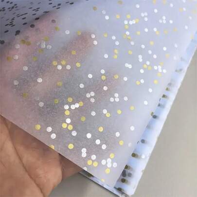 20 hojas de papel de seda navideño, puntos rojos y verdes, papel de regalo navideño para envolver regalos, decoración navideña, empaquetado navideño, decoración navideña, relleno de cajas de regalo