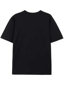 Men's Chicano Graphic T-Shirt - Vintage Streetwear Tee With Homies Crew - Soft Breathable Cotton Shirt For Everyday Casual Wear - All-Season Black Crewneck Top, Comfortable Fit - Black - View 3