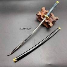 1 buc Sabie Samurai din Aliaj de Zinc - Articole pentru Jocuri și Anime - Model de Armă - Decor pentru Casă - Jucărie Sabie - Cadou de Ziua Îndrăgostiților - Cadou Perfect - De Colecție - Multicolor - Vizualizare 12