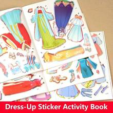 8pcs Princess Sticker Books - Best Children's Travel Toys, Fun Activity Books, Birthday Gifts, Party Favors, Kids Activities, Party Supplies, Children's Toys, Stationery, Drawing Boards, Kids Crafts, Learning Supplies, Children's Art & Crafts, Back To School Essentials, Improving Focus And Fine Motor Skills | Ideal For Travel, Gatherings And Leisure Time - Multicolor - View 9