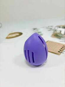 1pc Silicone Egg Shell Shaped Makeup Sponge Case, Cosmetic Storage Box, Powder Puff Holder, Suitable For Loose Powder, Compact Powder, Breathable And Portable Design For Home, Office, School, Outdoor, Travel, Makeup Tools,Makeup,Cheap,Room Decor,Vanity,Travel,Bedroom,Makeup Accessories,Puff,Makeup Blender,Powder Puff,Makeup Sponge