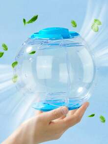 1pc 4.7/6.3 Inch Hamster Ball, Running Ball Toy, Transparent & Breathable, Promotes Exercise & Health, Relieves Stress, Easy To Clean, Suitable For Small Pets Outdoor Running, Interactive Rodent Toy, Relieves Boredom, Transparent Hamster Ball, Breathable Design, Portable, Blue Hamster Accessory - Multicolor - View 5