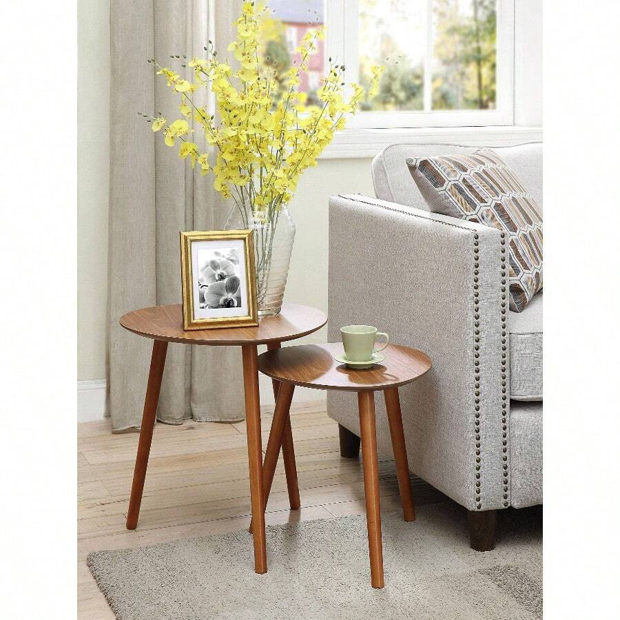 Convenience Concepts Oslo Nesting End Tables, Multiple Finishes