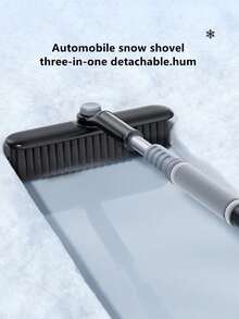 多功能汽车冬季雪铲，可伸缩铝合金汽车雪铲，汽车刮冰器，除雪器（MCZBAO） - 均碼 - 查看 3