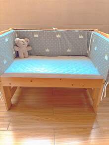 1pc Baby & Kids Bed Rail Guard, All Season Crib Bumper, Removable & Washable Bed Safety Guard, Prevent Falls & Crush, Suitable For Girls & Boys, Holiday Gift