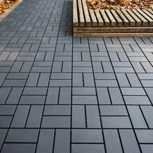 44 Pack Plastic Interlocking Deck Tiles 12"X12" Waterproof All-Weather Outdoor Flooring With Raised Edges, Durable Black Patio Tiles For Poolside, Balcony, Backyard, Patio Flooring Outdoor Waterproof Tile, Balcony Renovation, Textured Surface, Easyclean Surface, Backyard Flooring, Interlocking Design, Easy Maintenance, Outdoor Decking, DIY Enthusiasts - Brown - View 11