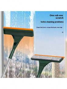 Perie telescopică de curățare a geamurilor de uz casnic, ștergător din silicon, instrument de curățare a geamurilor pentru ecran, ștergător pentru geamuri, racletă pentru curățarea geamurilor, ștergător înalt, mâner lung, ștergător pentru geamuri, poate fi folosit pentru a curăța pereții cu gresie, șterge oglinzile, curăța apa din golurile geamurilor mașinii, șterge suprafețele netede și ajută la curățarea podelelor.