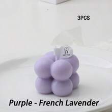 1 Bubble Candle, Beautiful Bliss Bubble Candle - Decorative 5.2oz Wax Aromatherapy, Fragrance, Cute Nordic Pastry, Large Decorative Shape Candle For Home Decoration And Gifts, Available In Color, Fragrance, Size Options,Room Decor,