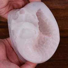 Rose Bear Scented Candle Mold, Valentine's Day Heart Rose Creative Candle Silicone Mold - White - View 5