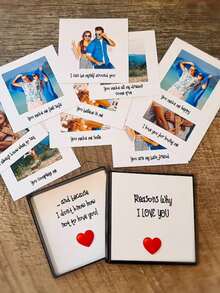 Personalisierbare 3/6/9-Raster Foto- und Text-Weihnachts-Erinnerungsboxen als personalisierte Fotogeschenkboxen, perfekt für Geburtstage, Jahrestage, Valentinstag, Weihnachten oder jede Gelegenheit um "Ich liebe dich" oder "Ich vermisse dich" auszudrücken. Wir bieten auch Anpassungen für Dekorationen, Handwerkskunst und Wohndekoration an.