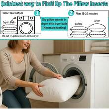 12 X 20 Throw Pillow Insert - Pack Of 2 , Down Alternative Pillow Inserts For Decorative Pillow Covers, Throw Pillows For Bed, Couch Pillows For Living Room (12x20 Inch (Pack Of 2)) - 12x20 英吋(2 件裝) - 查看 8