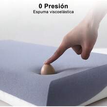 Almohada Memory Foam y Funda de Almohada Suave, Firmeza: Medio Firme, Hipoalergénica - Mediano - Ver 4