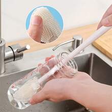 Set de 5 cepillos de limpieza de cocina, incluye cepillo para tazas, cepillo largo para botellas, cepillo quitamanchas de té, versátil para botellas, tazas, ranuras, herramientas de limpieza, regalo de Navidad