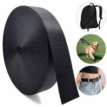 5 Yards/Pack 10-50mm Black Nylon Webbing Tape Backpack Strap Pet Collar Safety Belt Ribbon Band Bag Clothing DIY Sewing Accessories - Multicolor - View 9