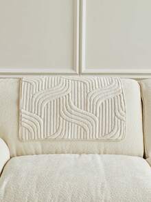 1 件毛绒加厚沙发垫套，现代简约防滑保暖沙发座垫，防尘可洗沙发套，柔软防褪色，宠物友好，适合 L 型沙发和 1/2/3/4 座沙发，适用于卧室、办公室、客厅 - 米色 - 查看 9