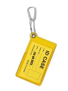 1pc Y2K Candy-Color PVC Clear Card Holder – Transparent Bus / Meal / Access Pass Case With Holographic Hanging Charm Jelly Bag Accessory Back-To-School & Streetwear 2025 For Women Money Wallet Mini Wallet Purse Wallet School Supplies Card Wallet