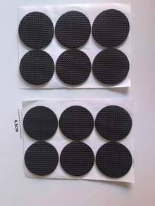 EVA Non-Slip Foot Pads Set, Suitable For Furniture, Tables, Chairs, Hardware, Firmly Grips Hardwood Floors And Smooth Surfaces, Chair Leg Floor Protectors, Available In Multiple Sizes - Black - View 9