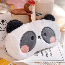 Unisex Soft Plush Panda Sleep Mask - Fragrance-Free, Adjustable Eye Mask, Suitable For Insomnia Relief, Travel, And Naps - 1 - Xem 4