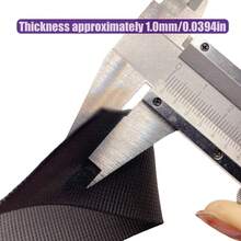 5 Yards/Pack 10-50mm Black Nylon Webbing Tape Backpack Strap Pet Collar Safety Belt Ribbon Band Bag Clothing DIY Sewing Accessories - Multicolor - View 5