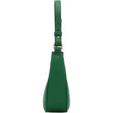 FashionPuzzle Small Crescent Shoulder Bag Underarm Purse - 凱莉格林/凱莉格林 - 查看 3