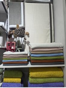 1 pieza/2 piezas Toalla de baño de tejido de gofre moderno y minimalista, suave, de secado rápido y absorbente, adecuada para piscina al aire libre, yoga, gimnasio, baño de casa, toalla de baño de 70*140cm o toalla de mano de 34*75cm, toallas de ducha para salón de belleza, hotel, deportes, artículos esenciales para el hogar - Multicolor - Ver 2