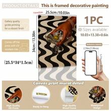 1pc, Canvas Hanging Painting, Framed Decorative Painting, Poster, Wall Art, Vintage Martini, Bar Cart Art, Cool Apartment Wall Art, Cocktail Wall Art, Vintage Living Room Wall Decor, Eclectic, Dorm Decor, Fashion Decorative Painting