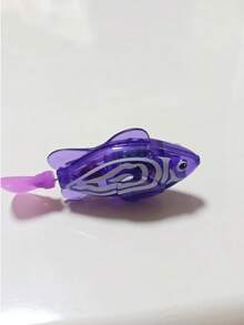 4-Color Electric Simulation Fish Cat Toy, Automatic Swimming Fish Toy, Sensing Swaying Fish Toy That Glows, Includes Batteries