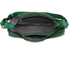 FashionPuzzle Small Crescent Shoulder Bag Underarm Purse - 凱莉格林/凱莉格林 - 查看 6