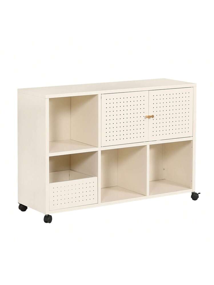 キャビネット スチール サイドボード キャスター付き メタル 金属製